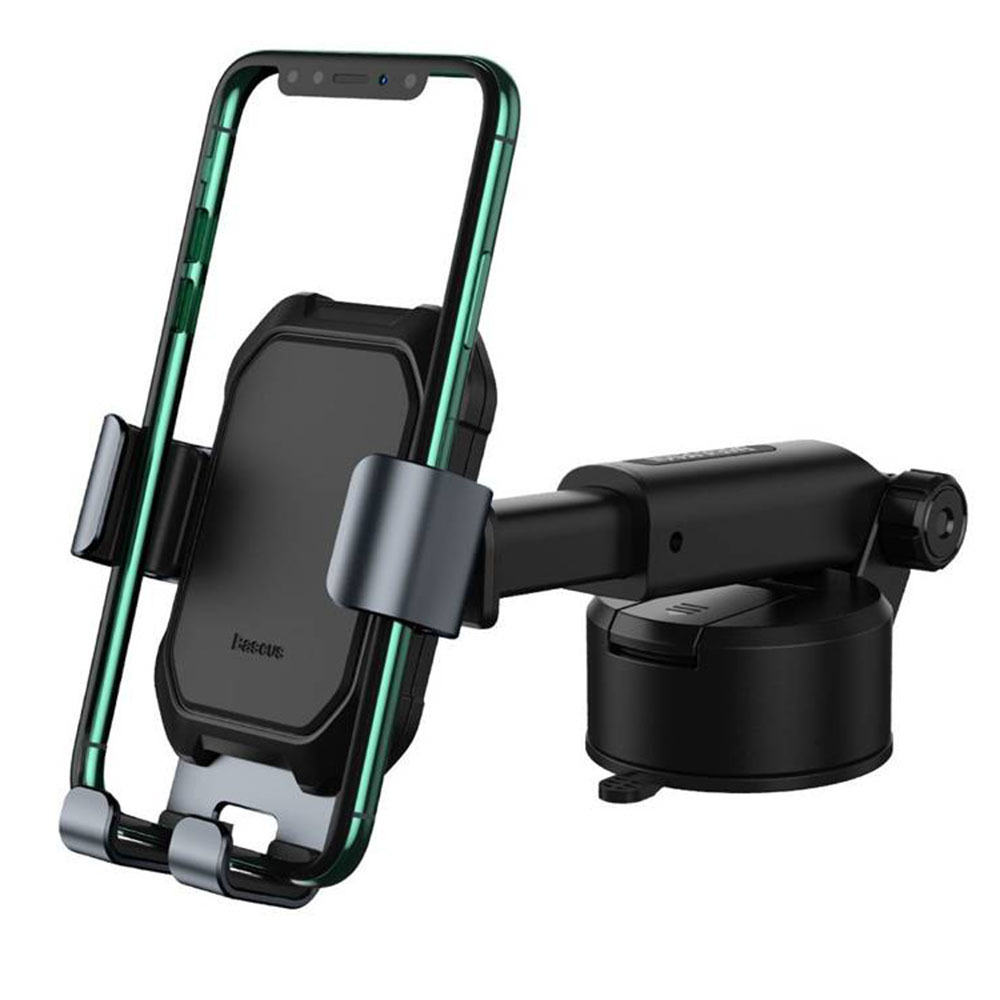 Laikiklis black BASEUS Tank Gravity SUYL-TK01 tvirtinamas ant stiklo 4