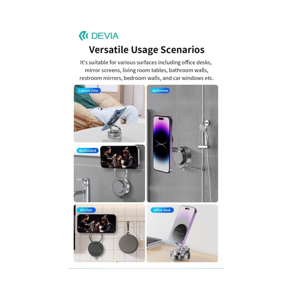 Laikiklis mobiliam telefonui Devia Ultra2 Magnetic ES091 14 Laikiklis mobiliam telefonui Devia Ultra2 Magnetic ES091 14