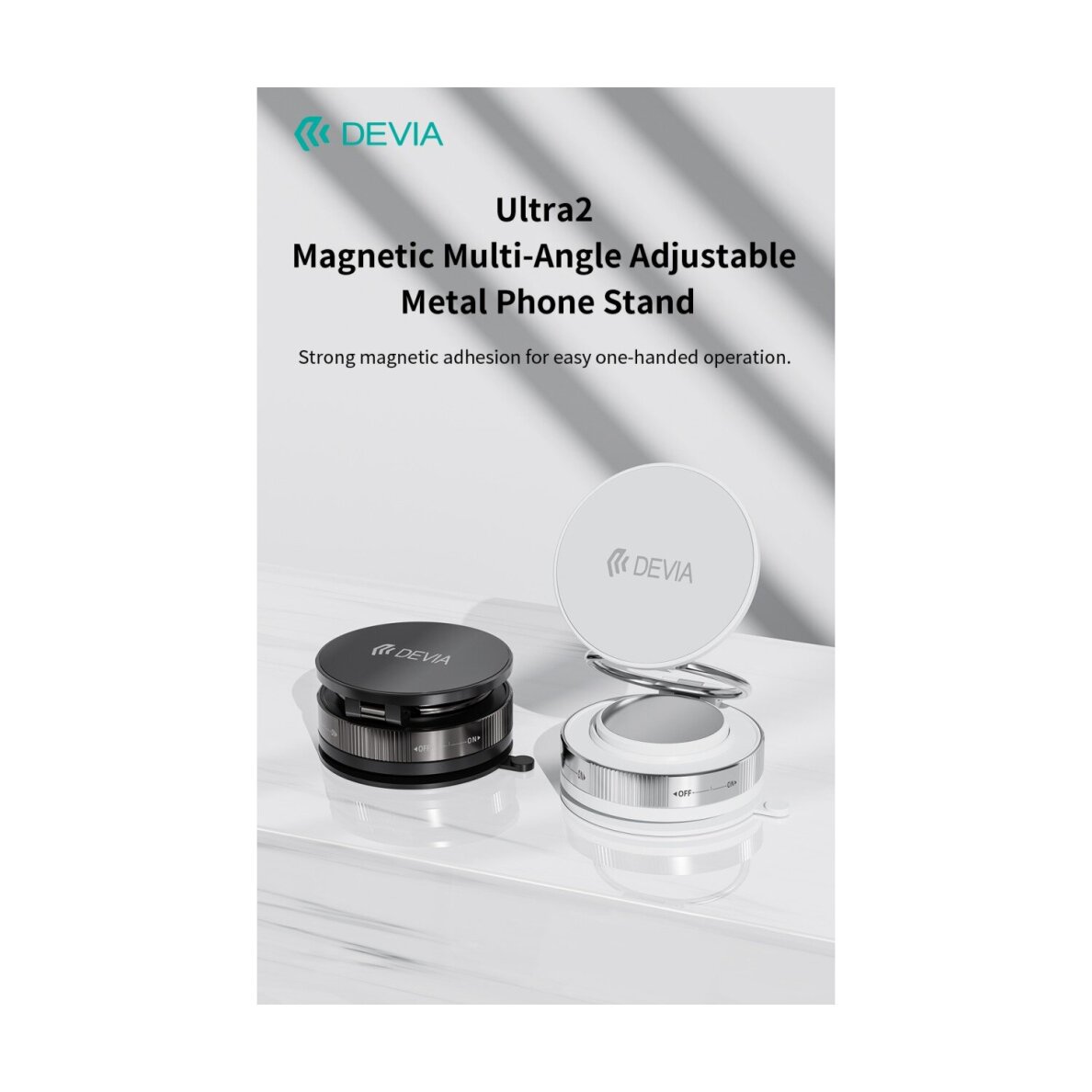 Laikiklis mobiliam telefonui Devia Ultra2 Magnetic ES091 5 Laikiklis mobiliam telefonui Devia Ultra2 Magnetic ES091 5