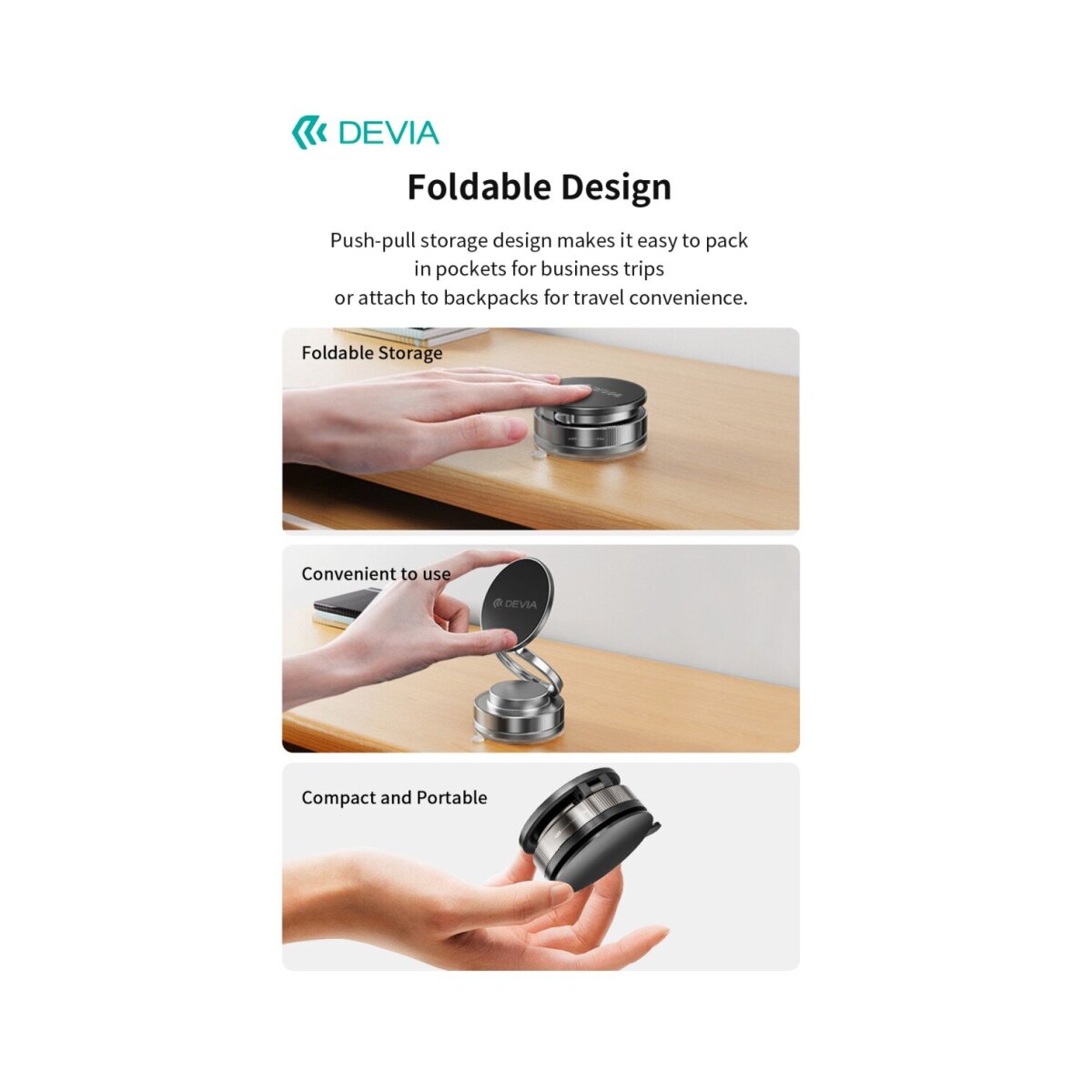 Laikiklis mobiliam telefonui Devia Ultra2 Magnetic ES091 13 Laikiklis mobiliam telefonui Devia Ultra2 Magnetic ES091 13