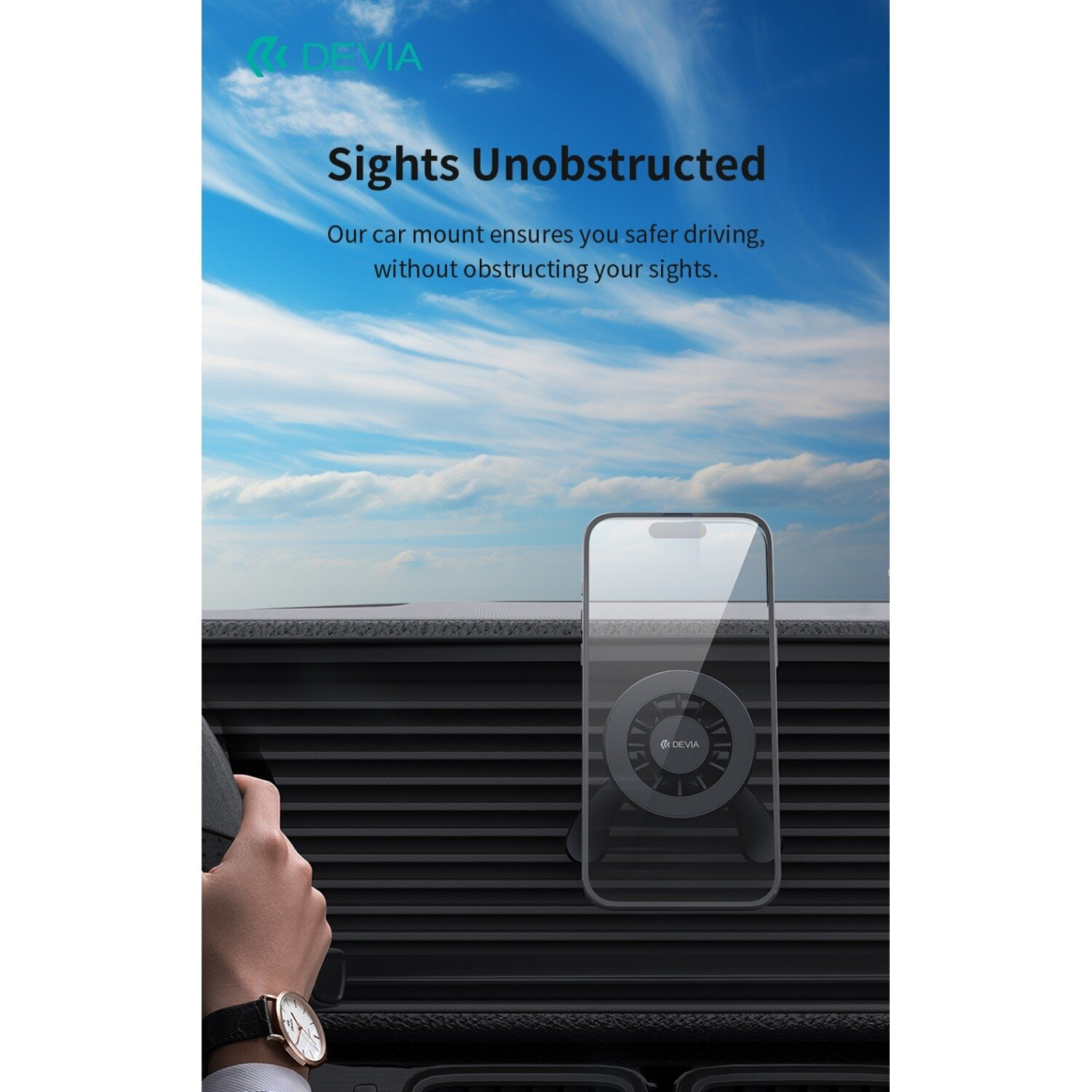 Laikiklis mobiliam telefonui su Magsafe ES084 Devia 5 Laikiklis mobiliam telefonui su Magsafe ES084 Devia 5