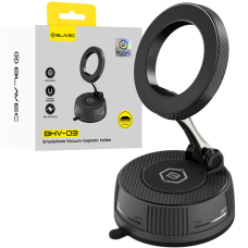 Laikiklis black BLAVEC Magnetic BHV-03 tvirtinamas ant stiklo ir ant panelės BHV03-PMB