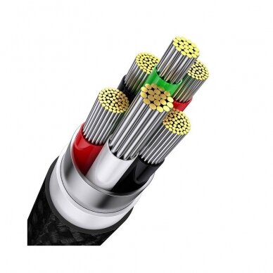 Laidas 3in1 USB Lightning + Type-C + Micro USB 1,2m BASEUS 4