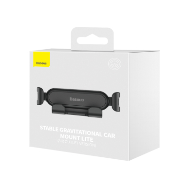 Laikiklis BASEUS GRAVITY CAR MOUNT LITE SUWX010001 tvirtinamas į groteles 11