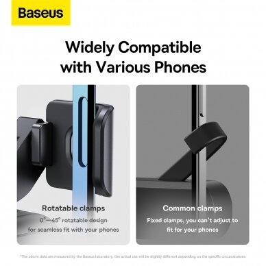 Laikiklis BASEUS GRAVITY CAR MOUNT LITE SUWX010001 tvirtinamas į groteles 15