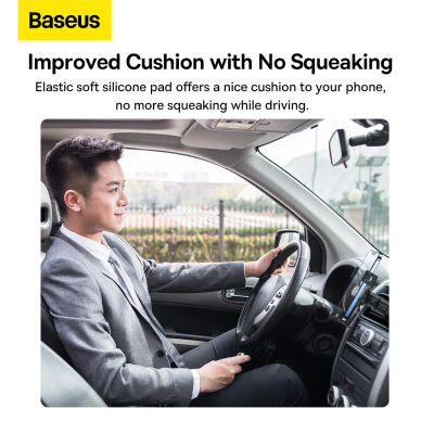 Laikiklis BASEUS GRAVITY CAR MOUNT LITE SUWX010001 tvirtinamas į groteles 18