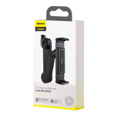 Laikiklis BASEUS Lazy Bracket planšetui tvirtinamas ant sėdynės SULR-A01 3 Laikiklis BASEUS Lazy Bracket planšetui tvirtinamas ant sėdynės SULR-A01 3