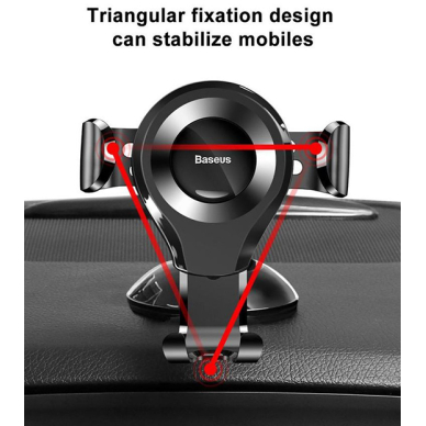 Laikiklis BASEUS SUYL-XP01 tvirtinamas ant stiklo 5 Laikiklis BASEUS SUYL-XP01 tvirtinamas ant stiklo 5