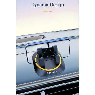 Laikiklis black BLAVEC BH-10 tvirtinamas ant panelės BH10-DB 2 Laikiklis black BLAVEC BH-10 tvirtinamas ant panelės BH10-DB 2