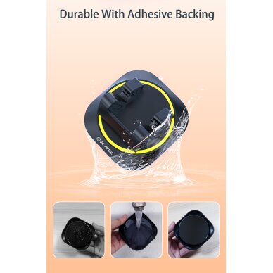 Laikiklis black BLAVEC BH-10 tvirtinamas ant panelės BH10-DB 4