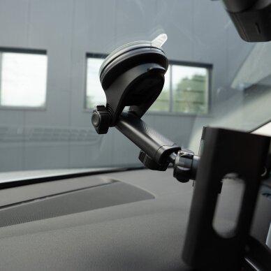 Laikiklis black BLAVEC BH-13 tvirtinamas ant stiklo ir ant panelės 5