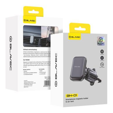 Laikiklis black BLAVEC Magnetic BH-01 į groteles su magnetu BH01-MAVB 7