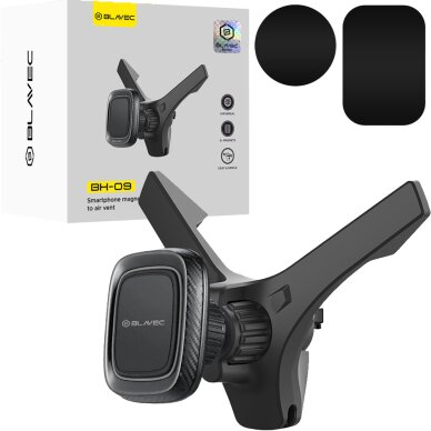 Laikiklis black BLAVEC Magnetic BH-09 tvirtinamas į apvalias groteles BH09-MAVB Laikiklis black BLAVEC Magnetic BH-09 tvirtinamas į apvalias groteles BH09-MAVB