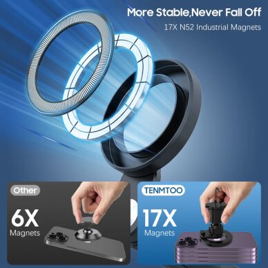 Laikiklis black BLAVEC Magnetic Ring BH-03 į groteles su magnetu BH03-MAVRB 8 Laikiklis black BLAVEC Magnetic Ring BH-03 į groteles su magnetu BH03-MAVRB 8