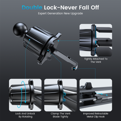 Laikiklis black BLAVEC Magnetic Ring BH-03 į groteles su magnetu BH03-MAVRB 13 Laikiklis black BLAVEC Magnetic Ring BH-03 į groteles su magnetu BH03-MAVRB 13