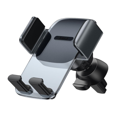 Laikiklis black BASEUS Easy Control Clamp SUYK000001 tvirtinamas į groteles ir ant panelės 4
