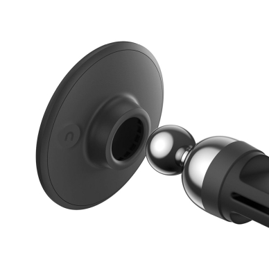 Laikiklis black Baseus MAGNETIC PHONE HOLDER C01 į groteles su magnetu C40140802113-00 2