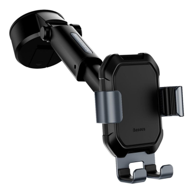 Laikiklis black BASEUS Tank Gravity SUYL-TK01 tvirtinamas ant stiklo 1