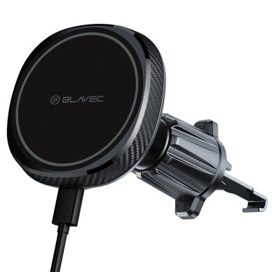 Laikiklis-kroviklis black BLAVEC Magnetic BHC-06B 15W active cooling tvirtinamas į groteles BHC06B-MAVIB 1