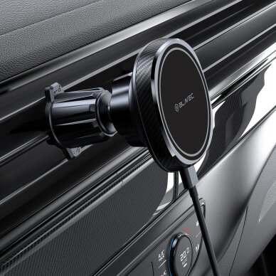 Laikiklis-kroviklis black BLAVEC Magnetic BHC-06B 15W active cooling tvirtinamas į groteles BHC06B-MAVIB 3