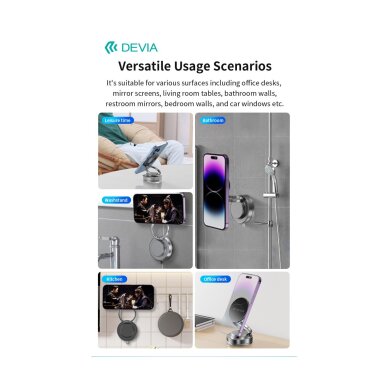 Laikiklis mobiliam telefonui Devia Ultra2 Magnetic ES091 14 Laikiklis mobiliam telefonui Devia Ultra2 Magnetic ES091 14