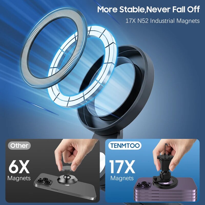 Laikiklis black BLAVEC Magnetic Ring BH-03 į groteles su magnetu BH03-MAVRB 8 Laikiklis black BLAVEC Magnetic Ring BH-03 į groteles su magnetu BH03-MAVRB 8