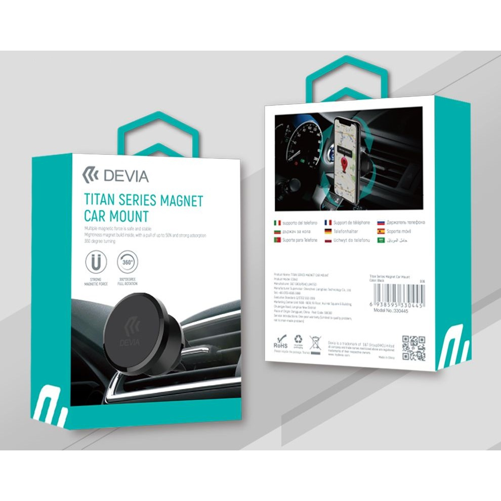 Laikiklis mobiliam telefonui su magnetu Titan Devia 1