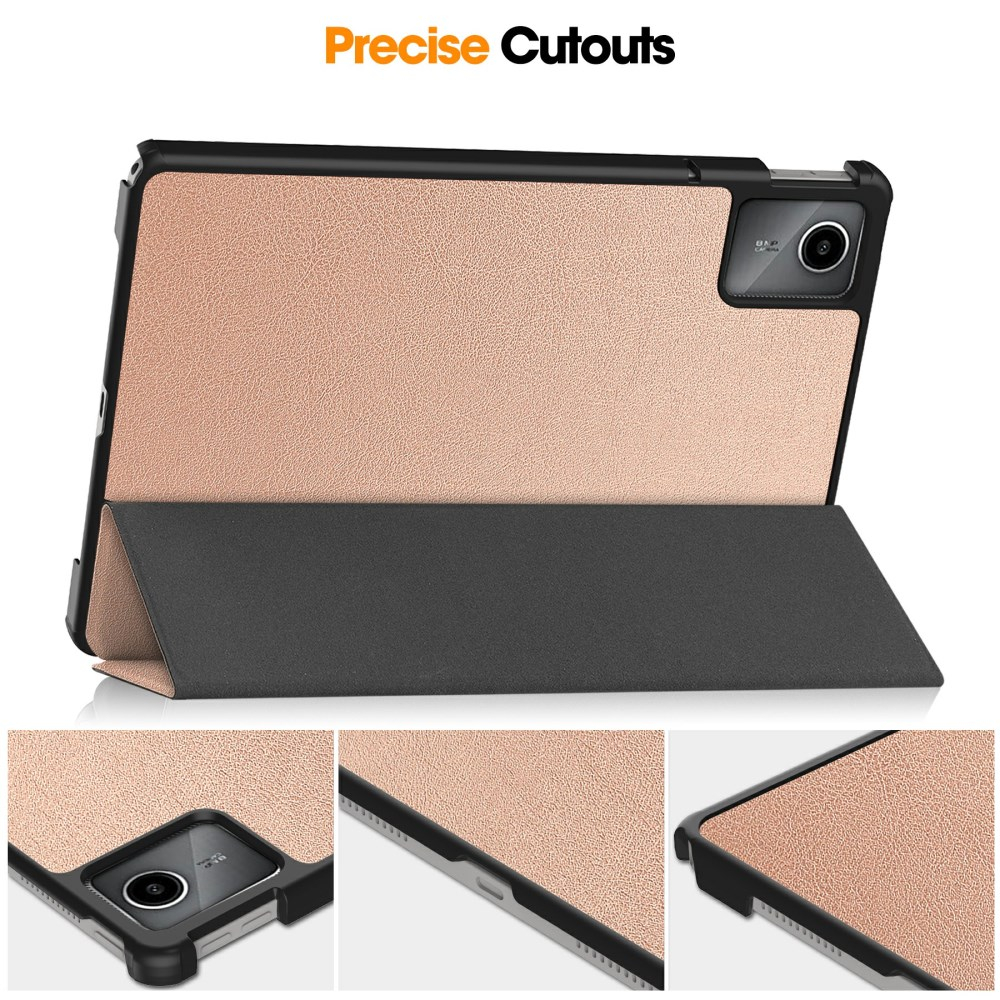 Lenovo Tab M11 gold TRIFOLD dėklas 6