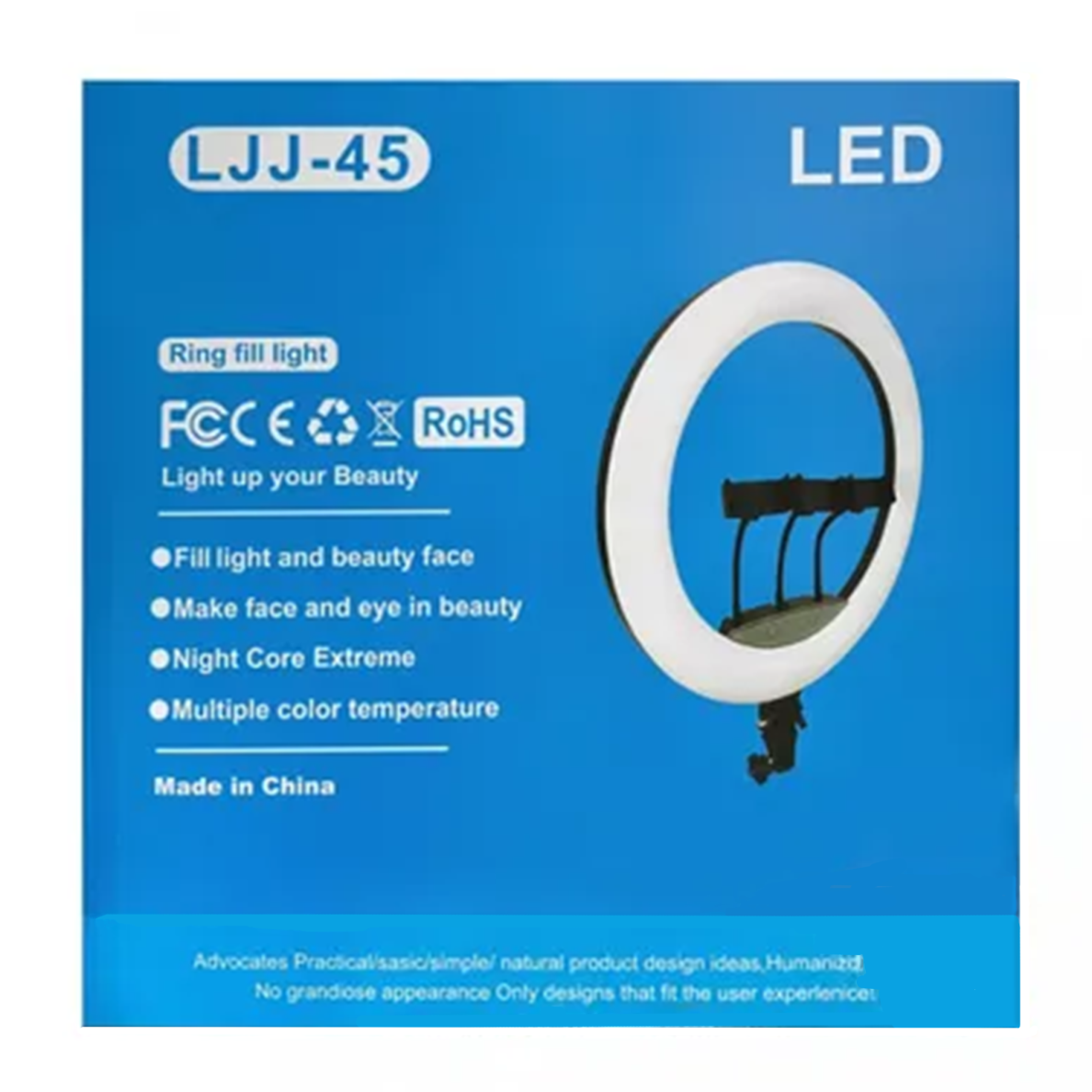 LED lempa fotografavimui 18" balta 20135 3 LED lempa fotografavimui 18" balta 20135 3