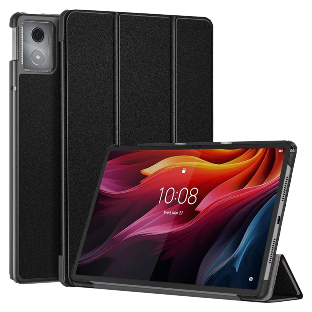 Lenovo Tab K11 PLUS black TRIFOLD dėklas