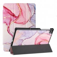 Lenovo Tab M10 GEN2 10" TRIFOLD dėklas Pink Marble