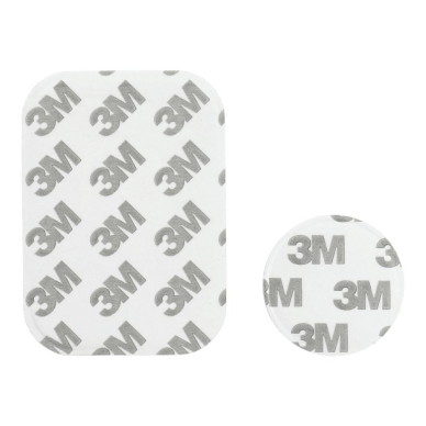 Leather metalinių mentelių 2vnt komplektas white magnetiniams laikikliams 3