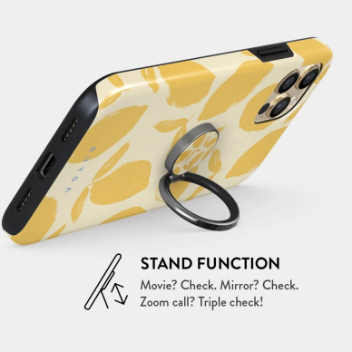 Lemon Tart Gunmetal BURGA Ringholder 3