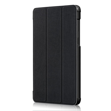Lenovo Tab E7 juodas TRIFOLD dėklas 4