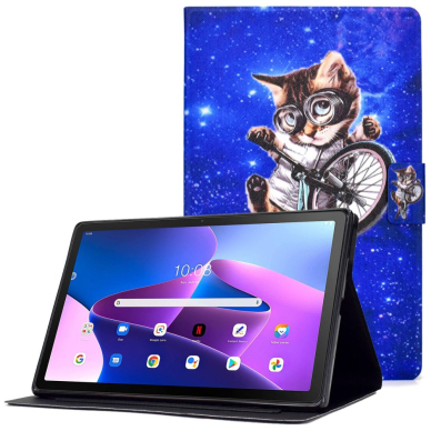 Lenovo Tab M10 (3rd Gen) fashion dėklas Cycling Cat