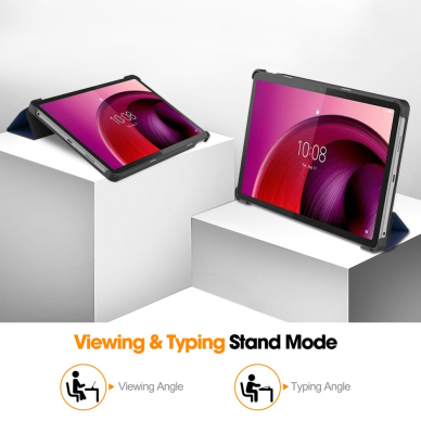 Lenovo Tab M10 5G 10.6" dark blue TRIFOLD dėklas 4