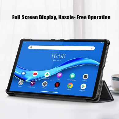 Lenovo Tab M10 GEN2 10" juodas TRIFOLD dėklas 4