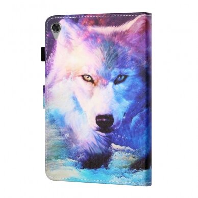 Lenovo Tab M10 GEN2 10" Tracy fashion dėklas Colorful Wolf 2