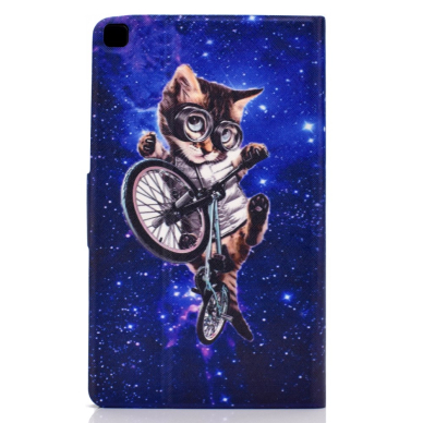Samsung Tab A7 Lite Tracy fashion dėklas Cycling Cat 3