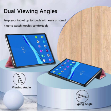 Lenovo Tab M10 GEN2 10" TRIFOLD dėklas Pink Marble 3