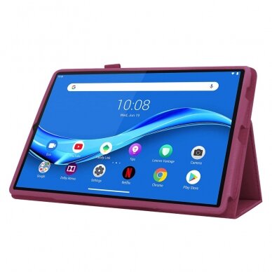 Lenovo Tab M10 GEN2 10" violetinis PLAIM dėklas 2