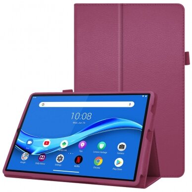 Lenovo Tab M10 GEN2 10" violetinis PLAIM dėklas