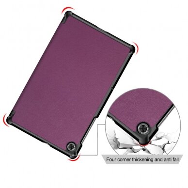 Lenovo Tab M10 GEN2 10" violetinis TRIFOLD dėklas 5