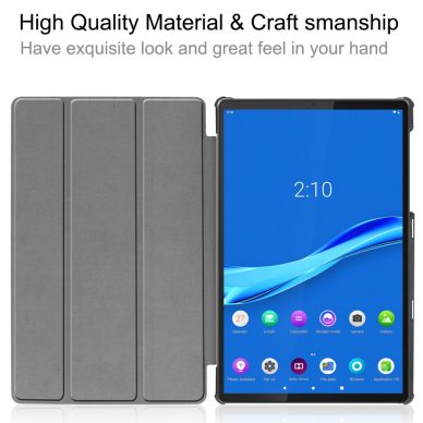 Lenovo Tab M10 PLUS 10.3" violetinis TRIFOLD dėklas 4