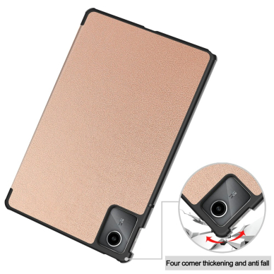 Lenovo Tab M11 gold TRIFOLD dėklas 7