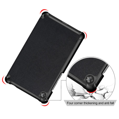 Lenovo Tab M7 juodas TRIFOLD dėklas 7