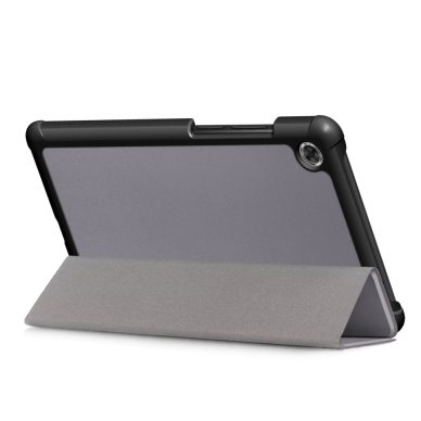 Lenovo Tab M7 pilkas TRIFOLD dėklas 5