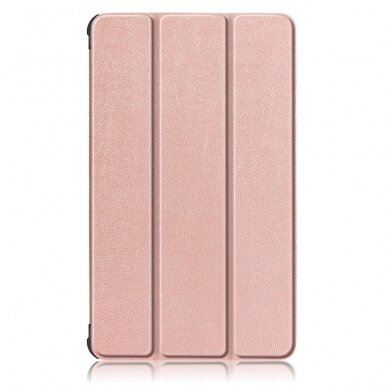 Lenovo Tab M7 rausvas TRIFOLD dėklas 1