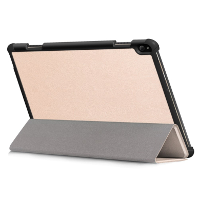 Lenovo Tab P10 10.1" aukso spalvos TRIFOLD dėklas 6