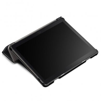 Lenovo Tab P10 10.1" juodas TRIFOLD dėklas 8